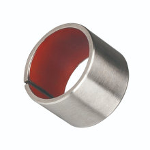 Ocean Industry Self Lubrication Wrapped Red PTFE Stainless Steel Sleeve